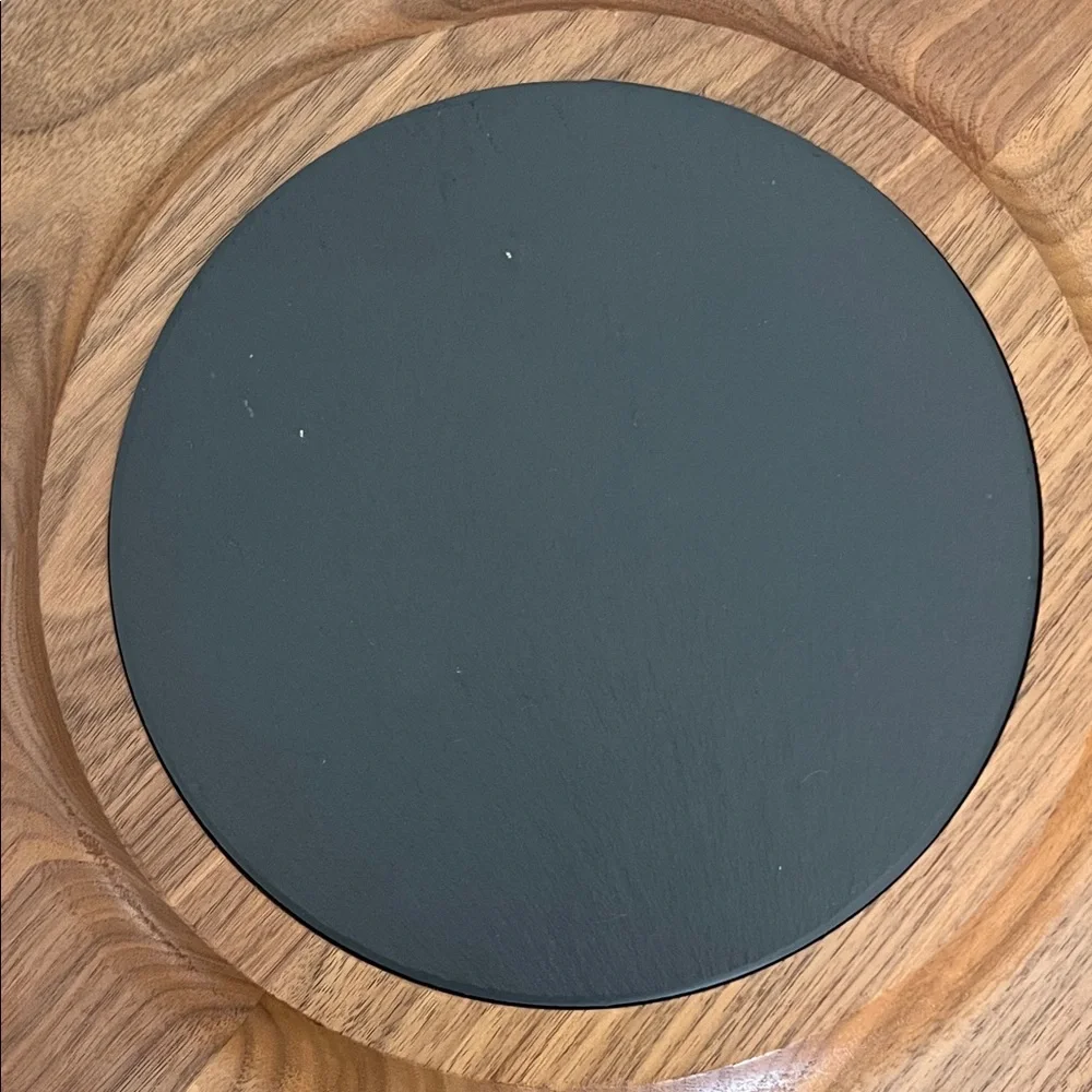Crate&Barrel Wooden with Slate Tray